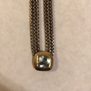 David Yurman Albion Topaz Pendant Necklace